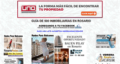 Desktop Screenshot of inmobiliariasenrosario.com